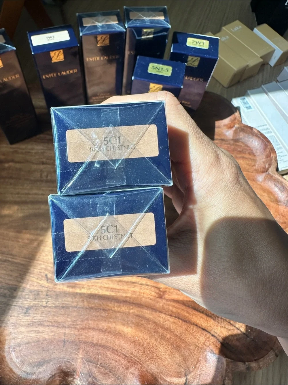 5C1 RICH CHESTNUT Estee Lauder Futurist SkinTint Serum Foundation SPF
